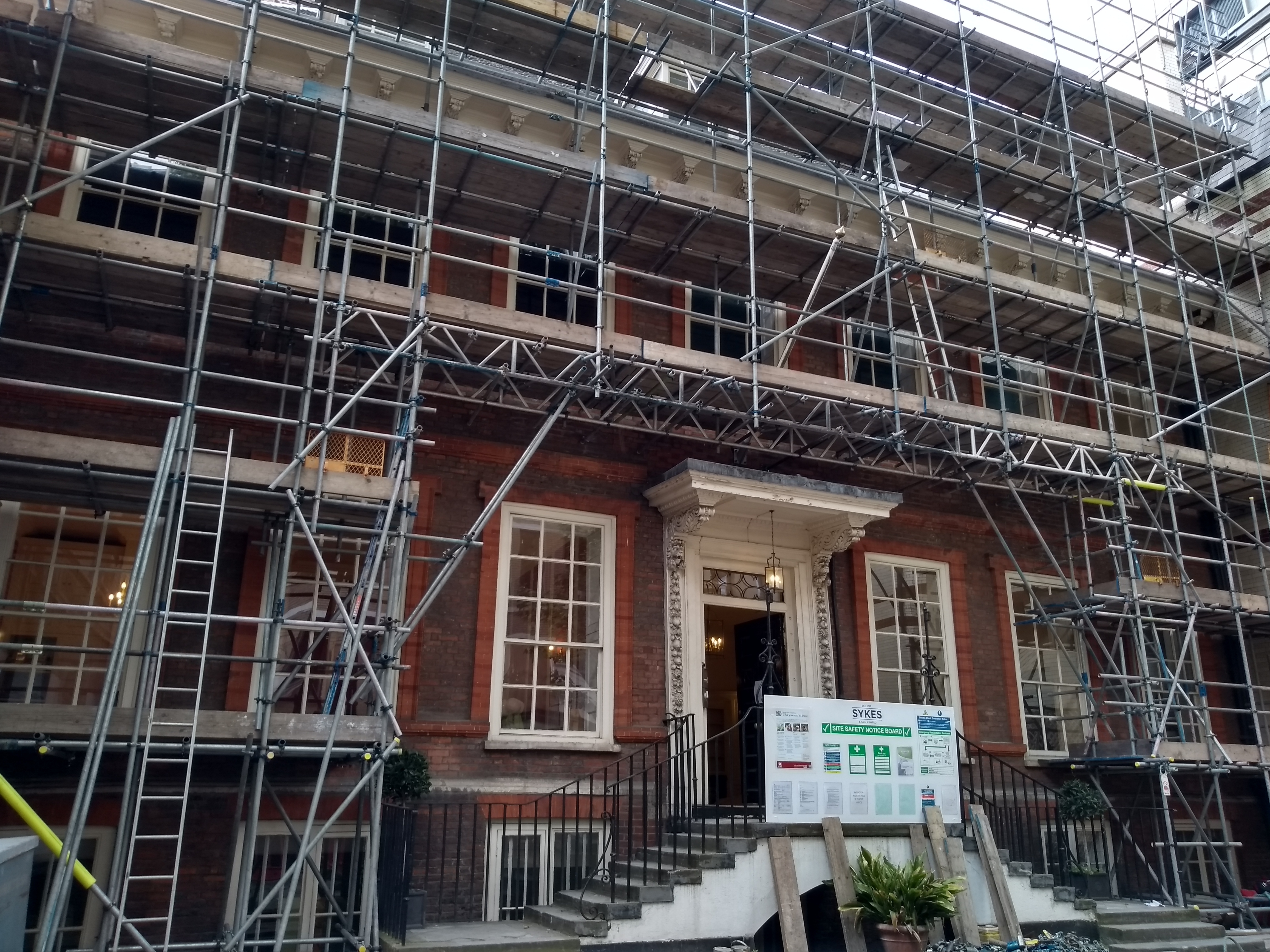 Work starts at the Old Deanery, Deans Court, London